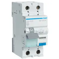 Disjunctor diferential RCBO 1P+N 25A/30mA, B, 6kA, tip A Hager ADA925D