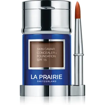 La Prairie Skin Caviar Concealer Foundation make-up si corector SPF 15 culoare N-70 Nutmeg 30 ml