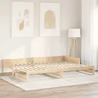 vidaXL Lamină de pat 32 buc. natural 90 x 6 x 1,3 cm Lemn masiv de pin