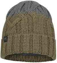 Căciulă pentru copii BUFF - Knitted & fleece hat, verde
