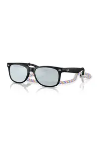 Ochelari de soare wayfarer cu lentile oglinda New - Gri antracit