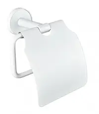 Suport pentru hârtie igienică Inter Ceramic - Lusso, cu capac, White Matt