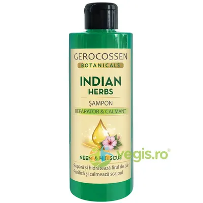 Botanicals Indian Herbs Sampon Reparator si Calmant cu Neem si Hibiscus 400ml