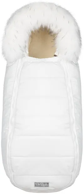 Sac universal de iarna pentru carucior cu lana de oaie DoRechi - Baby XS Alb