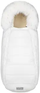 Sac universal de iarna pentru carucior cu lana de oaie DoRechi - Baby XS Alb