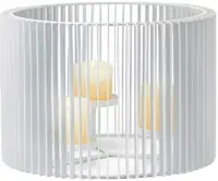 Sfeșnic Philippi - Circus, 32 х 32 х 25 cm, alb
