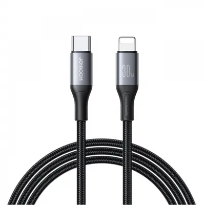 Cablu Date si Incarcare USB-C - Lightning Joyroom S-A28 Flash, 30W, 2m, Negru