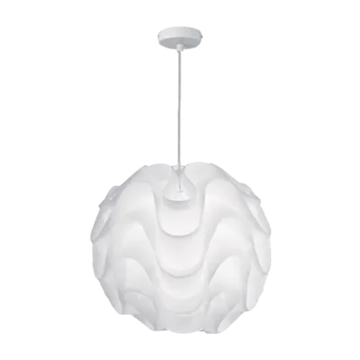 Pendul Luna 1xe27 Alb
