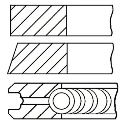 Set segmenti piston GOETZE ENGINE 08-152000-00