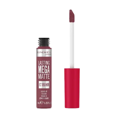 Ruj lichid Lasting Mega Matte 900 Ravishing Rose, 7.4ml, Rimmel London 