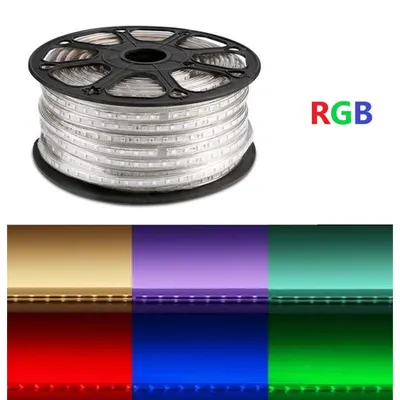 Banda led flexibila 10mm/RGB 5050/60smd/ w TV 0,25ron