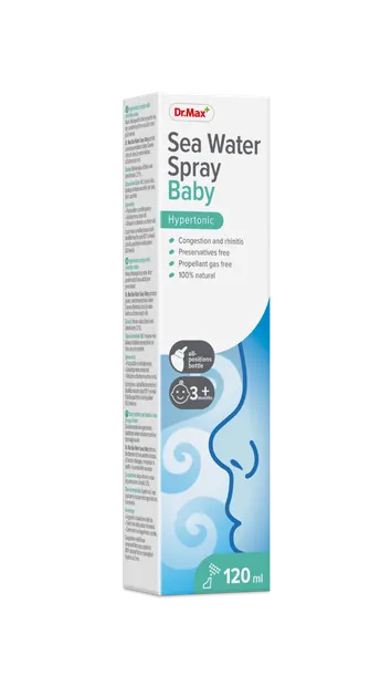 Dr. Max Spray nazal hipertonic Baby, 120ml