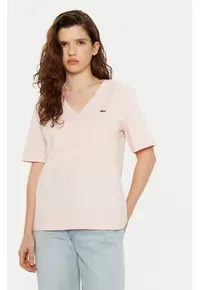 Tricou dama - 304994388 - Bumbac - Roz - Roz