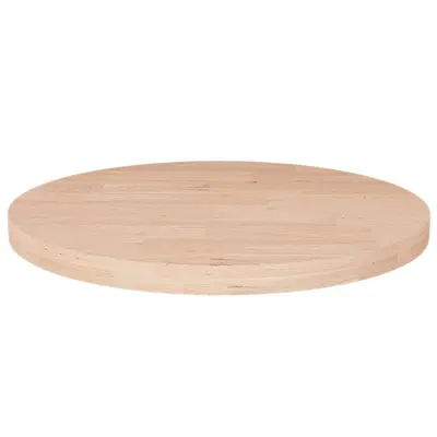vidaXL Blat de masă rotund, Ø40x2,5 cm, lemn masiv stejar netratat