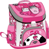 Ghiozdan ergonomic pentru școală Lizzy Card KitTok Heart Kitty