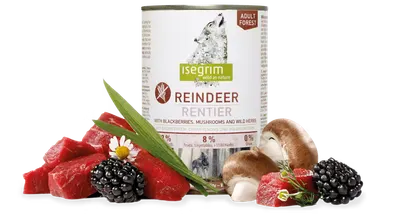 Hrana umeda, Isegrim Dog Adult Reindeer, 800 g