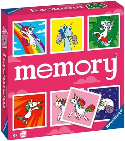 Joc de societate Memory - Unicorns - Pentru copii