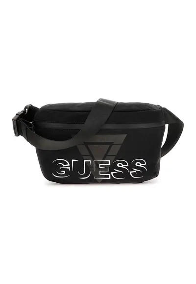 Borseta cu imprimeu logo Venezia - Negru/Alb optic