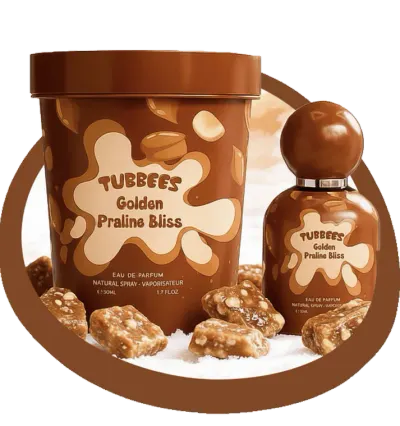 Apa de Parfum Tubbees Golden Praline Bliss, Unisex, 50 ml