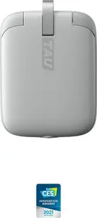 TAU mini keychain powerbank (1400 mAh) cu cablu integrat - 3 în 1 keychain