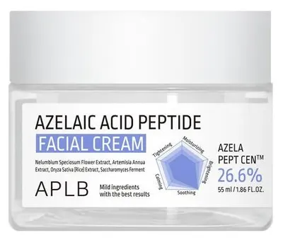 APLB Cremă de față Azelaic Acid Peptide, 55 ml