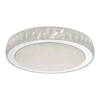 Lampa tavan Akelia Flush Acrylic & Stainless Steel Large LED