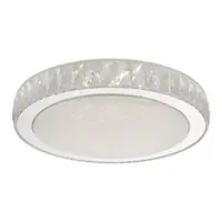 Lampa tavan Akelia Flush Acrylic & Stainless Steel Large LED