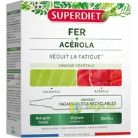 Fier Natural + Acerola Ecologic/Bio 20 fiole reciclabile x 15ml
