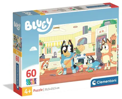 Puzzle pentru copii Clementoni din 60 piese - Bluey
