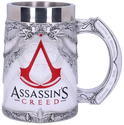 Halba Nemesis Now Games: Assassin's Creed - Logo (White)