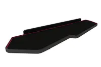 Masa lunga bord camion compatibila cu Volvo FH 4 01.2013+, Negru cu cusatura rosie
