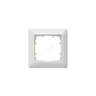 Placa ornament 1 modul Alb