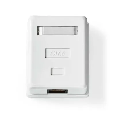 Priza aplicata RJ45 1 port UTP CAT6, Nedis CCGP89100WT