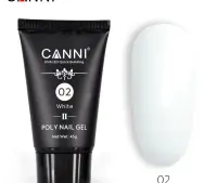 Polygel Canni new formula White 02 45g