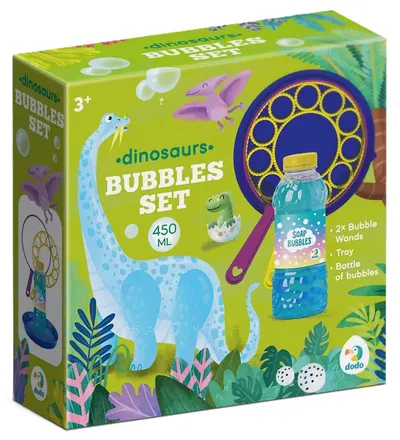 Set de bule de săpun AS Company - Dinozauri, 450 ml