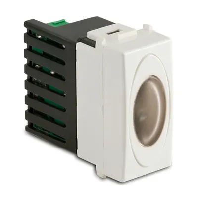 Semnalizator alarma de urgenta, 1 modul, 12h autonomie, luminozitate 3CD, 230V~, alb