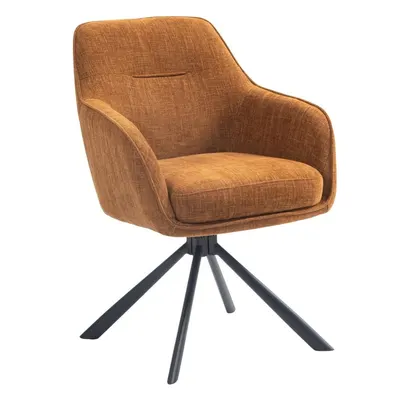 Set de scaune de sufragerie portocaliu 2 buc. tapițat Avola – Unique Furniture