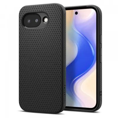 Husa pentru Google Pixel 10a, Spigen, Liquid Air, Neagra Mata ACS11285