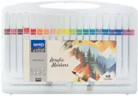 Markere acrilice Spree Artist - Soft Brush, 48 de culori