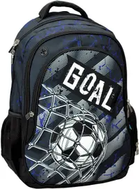 Ghiozdan școlar Back Me Up Goal - Cu 2 compartimente