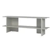 Etajeră gri deschis din metal 160x57x37 cm Hes – noo.ma