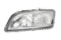 Far fata Stanga (H7/H7, electric, mecanic, fara motoras, culoare insert: argintiu) potrivit VOLVO C70 I, C70 II, S70, V70 I