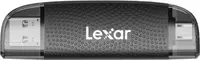 Cititor de carduri Lexar - Dual Slot, USB-A/C, microSD/SD, negru