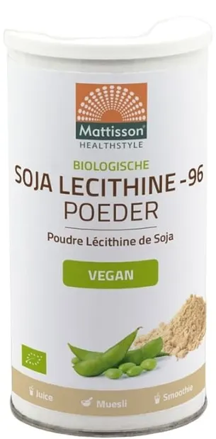 Soy Lecithin Powder, 200 g, Mattisson Healthstyle