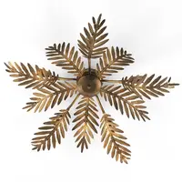 Lampa de plafon, plafoniera de bronz Felce 5 lumini