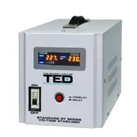 Stabilizator retea maxim 300W 0.3 Kw 500VA-AVR LCD