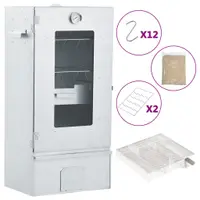 Gossi afumatoare cuptor/gratar, generator fum rece, otel galvanizat
