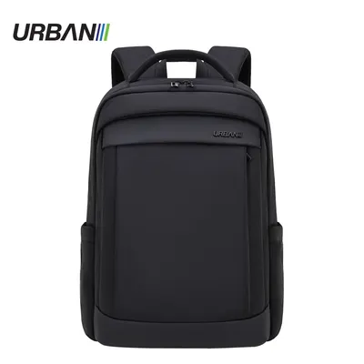 Ghiozdan compartiment laptop, urban black, 44x31x13 cm, Offishop