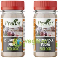 Pachet Usturoi Uscat Pudra Ecologic/Bio 60g+60g
