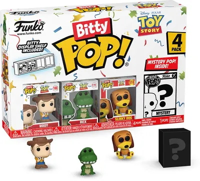 Set de figurine mini Funko Bitty POP! Disney: Toy Story - 4 Pack (Series 3)